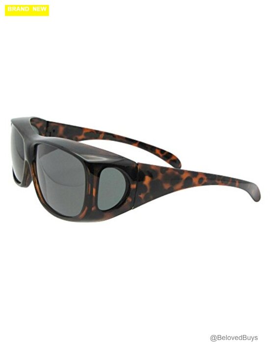 Medium Polarized Fit Over Sunglasses, UV400 Scratch Resistant, Over Eyewear